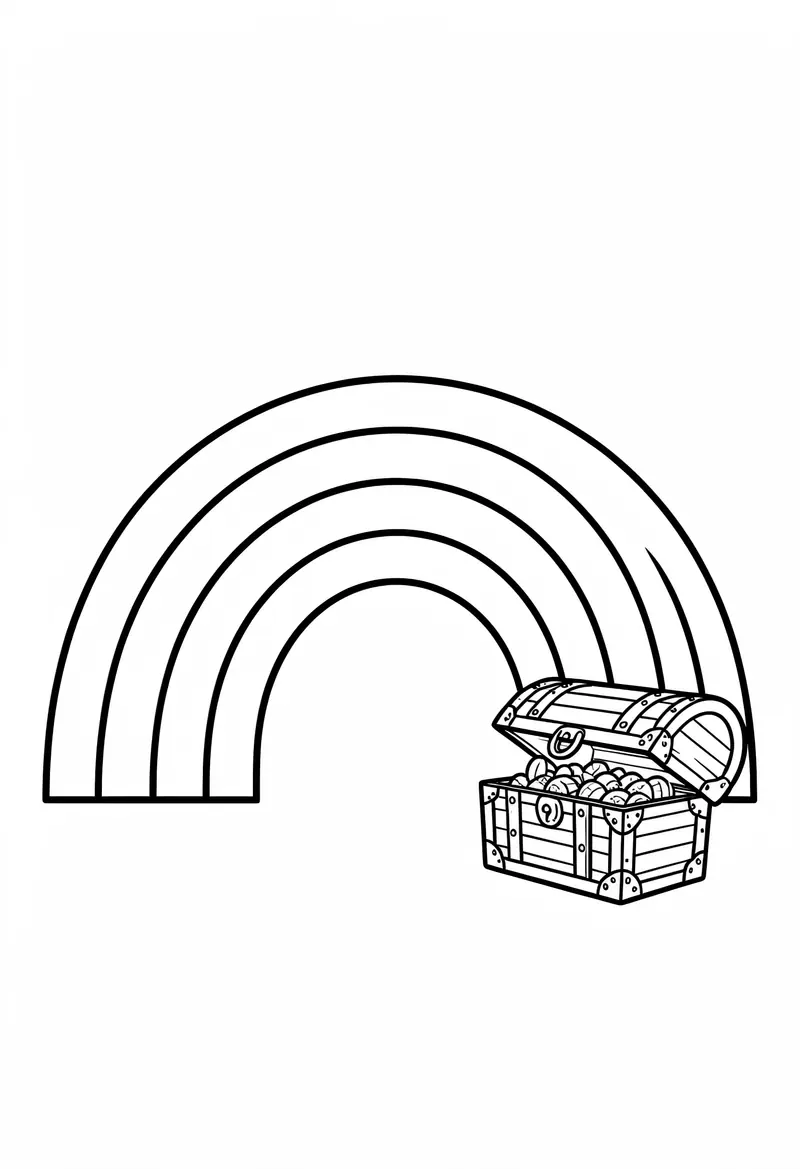 rainbow coloring pages 205