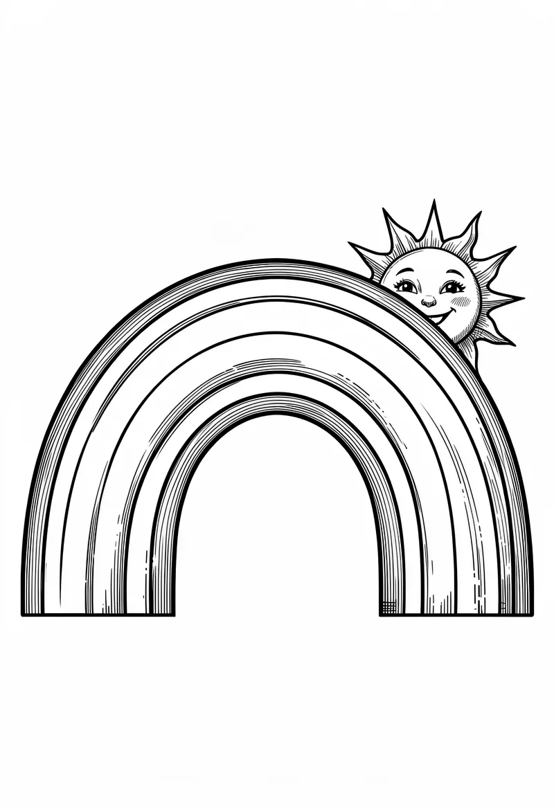 rainbow coloring pages 192