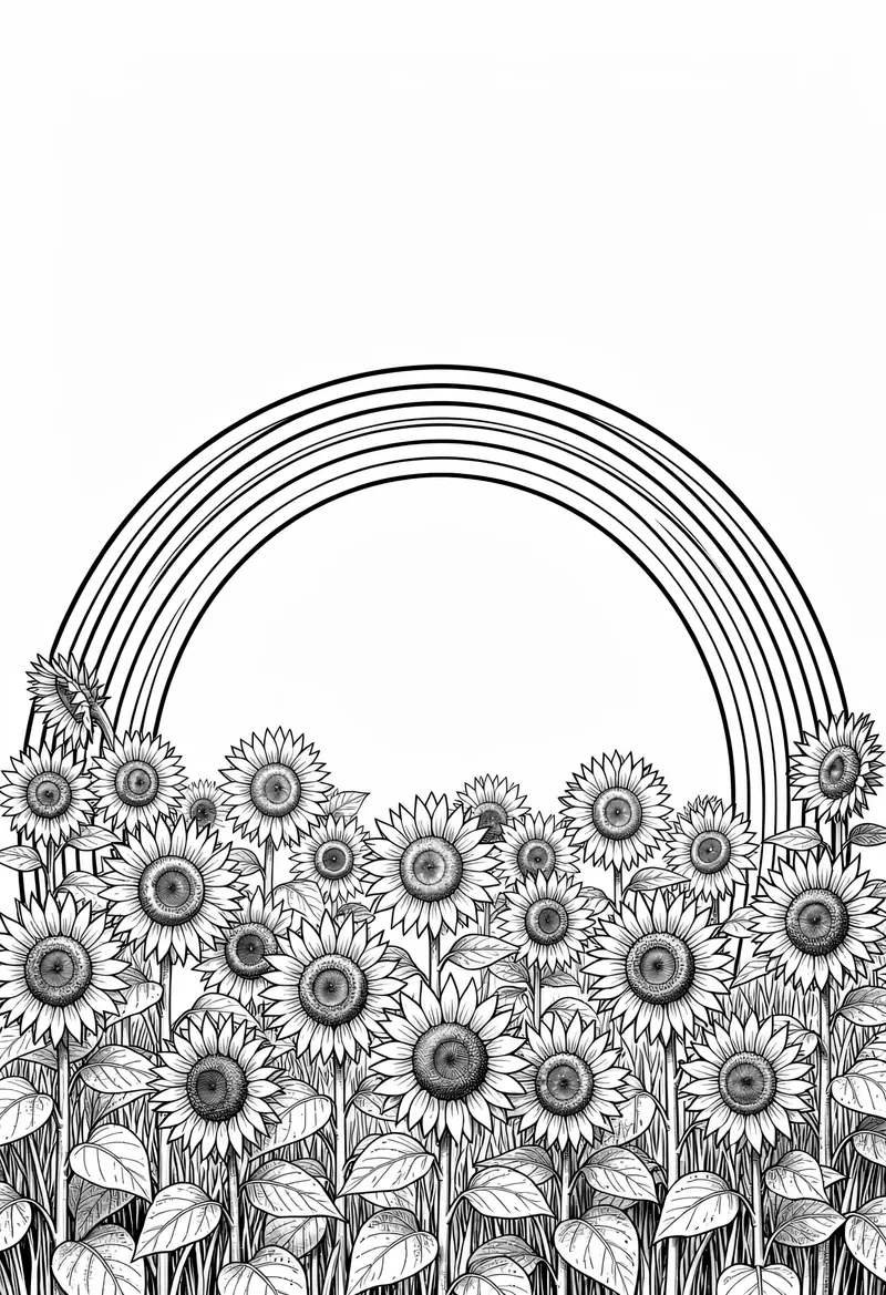 rainbow coloring pages 191