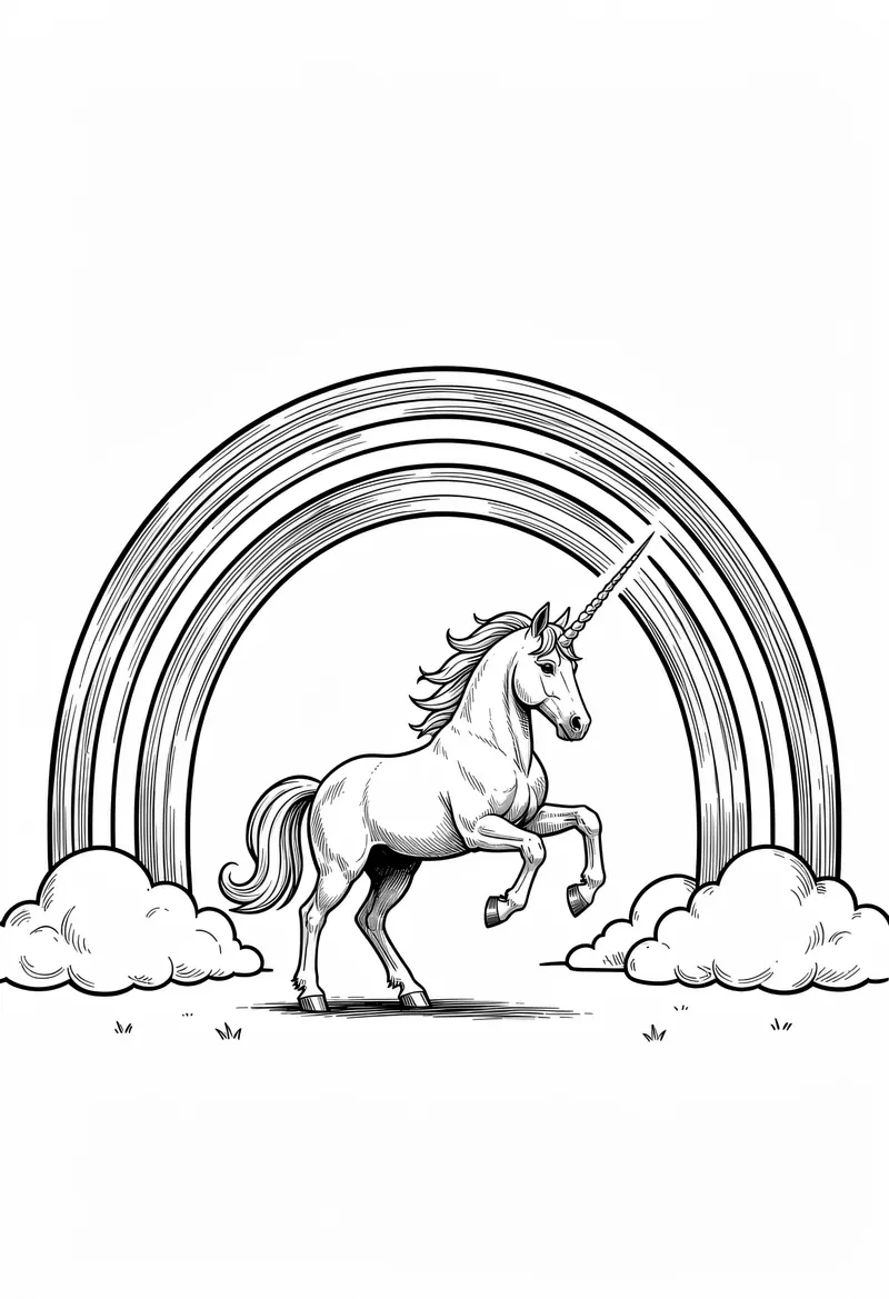 rainbow coloring pages 185