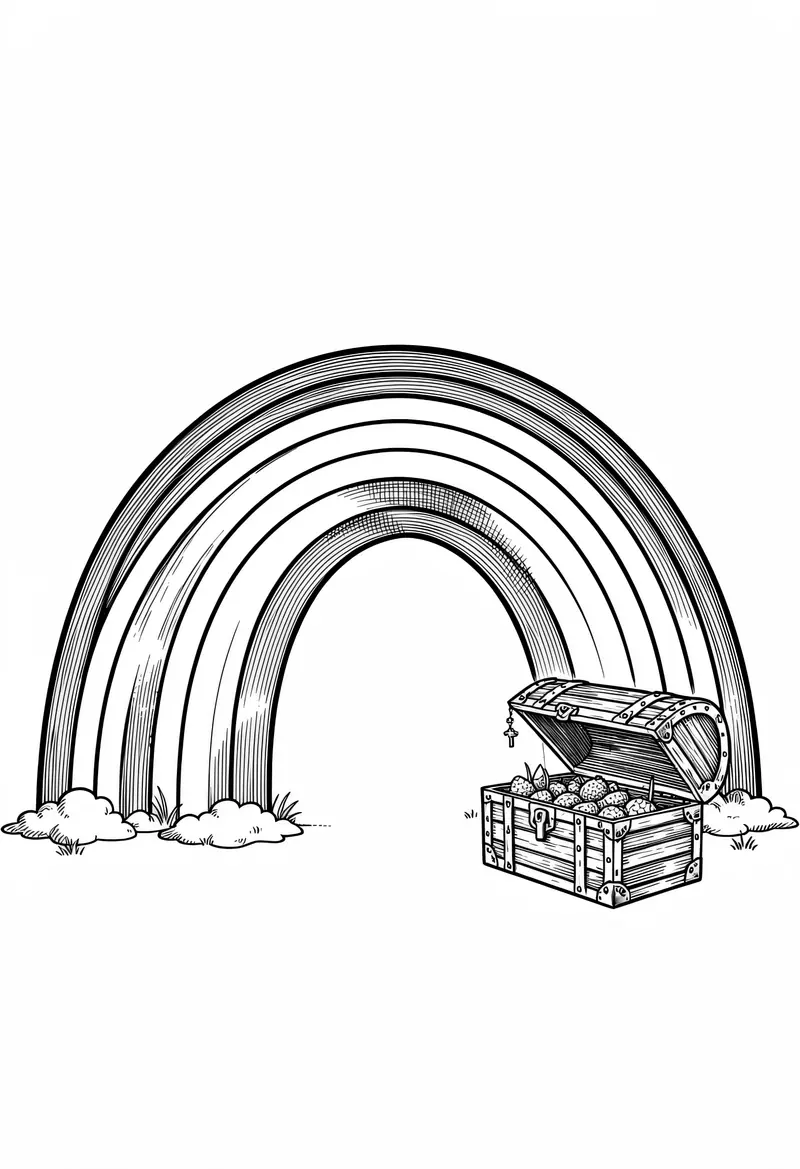 rainbow coloring pages 181