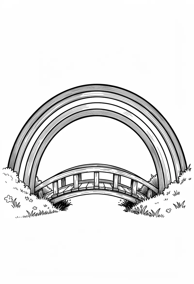 rainbow coloring pages 179