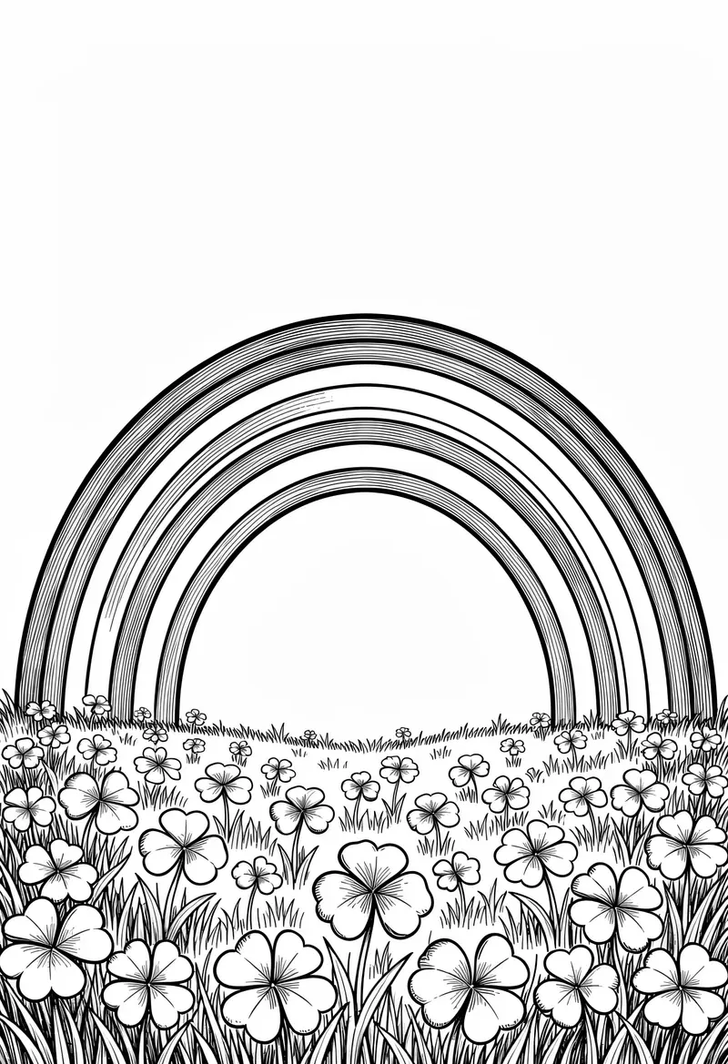 rainbow coloring pages 177