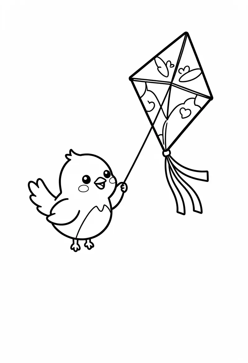spring coloring pages 170