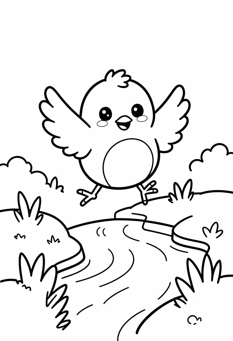 spring coloring pages 158