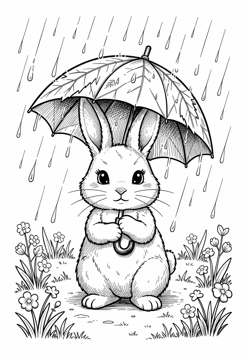 spring coloring pages 150