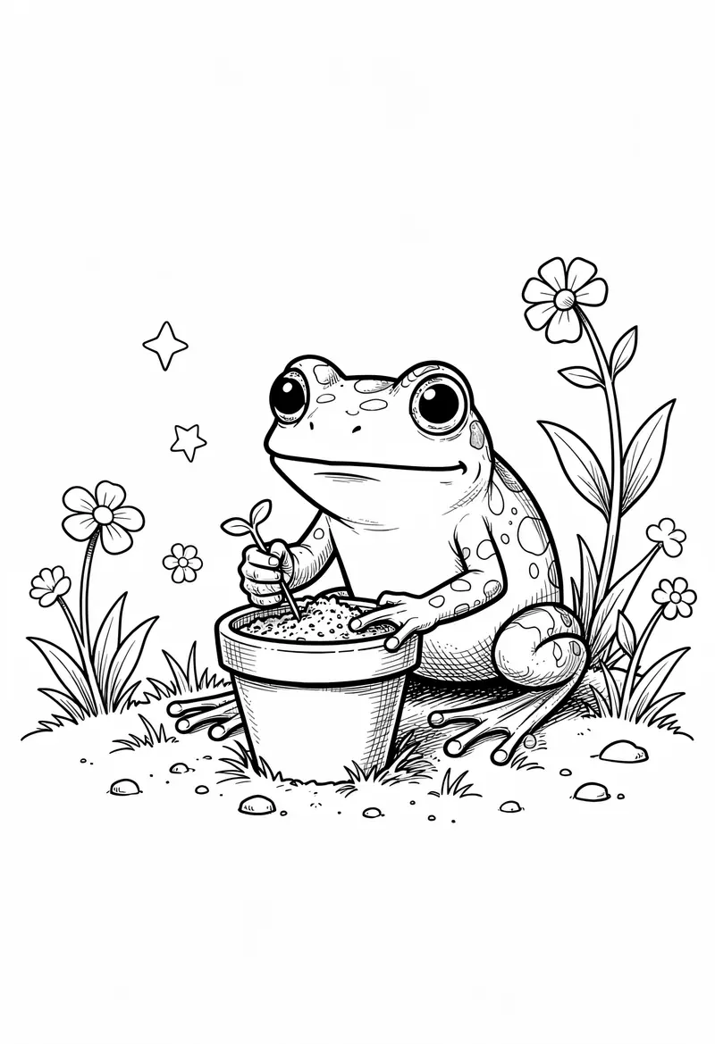 spring coloring pages 147