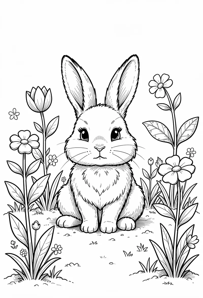 spring coloring pages 146