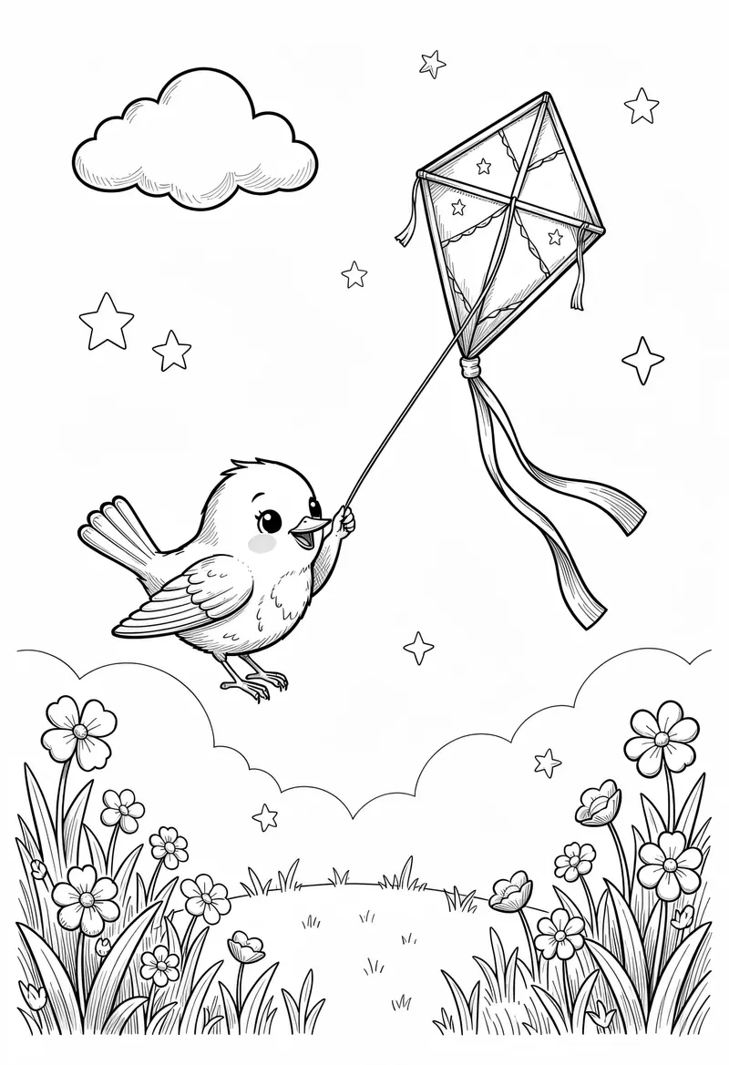 spring coloring pages 145