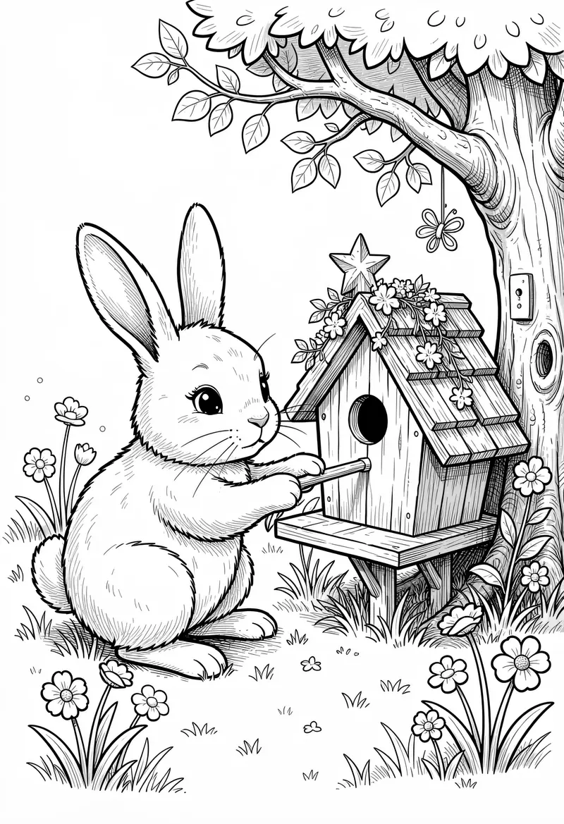 spring coloring pages 142
