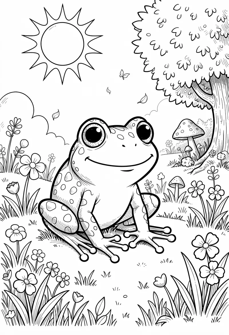 spring coloring pages 127