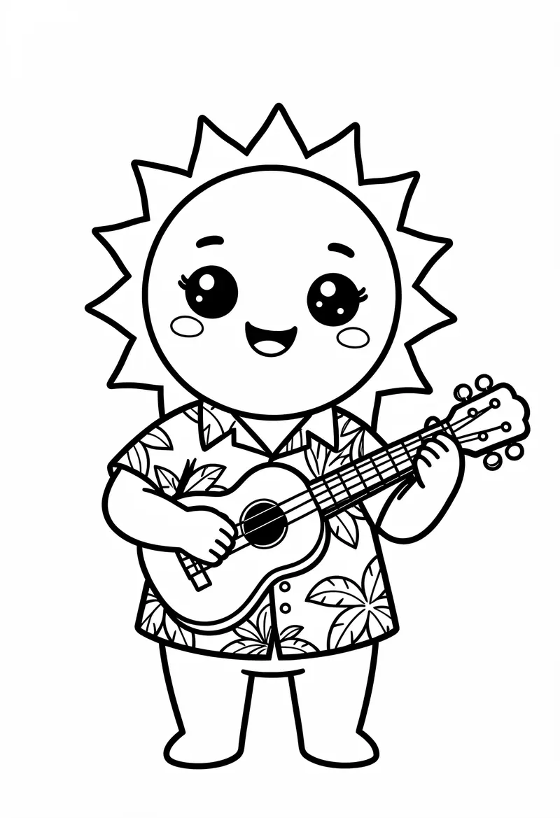 summer coloring pages 112