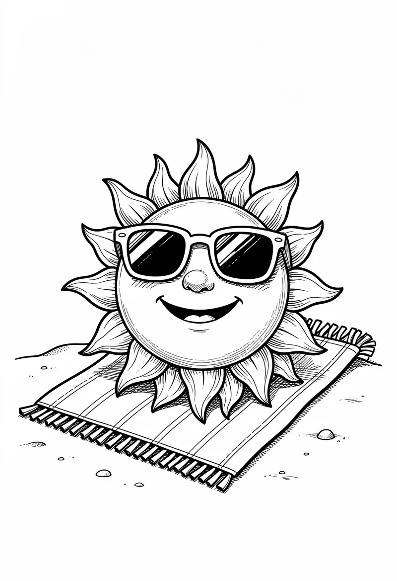 summer coloring pages 99