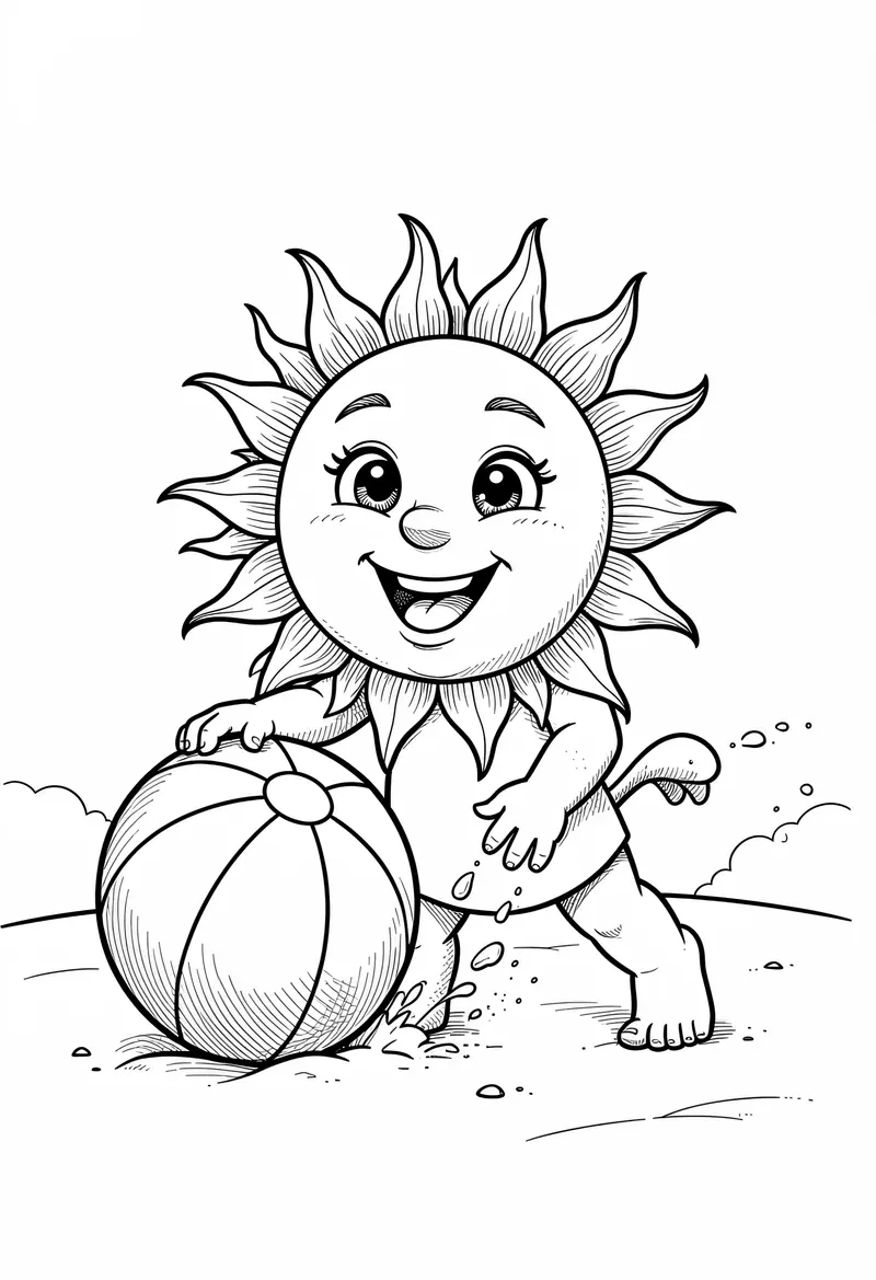 summer coloring pages 96
