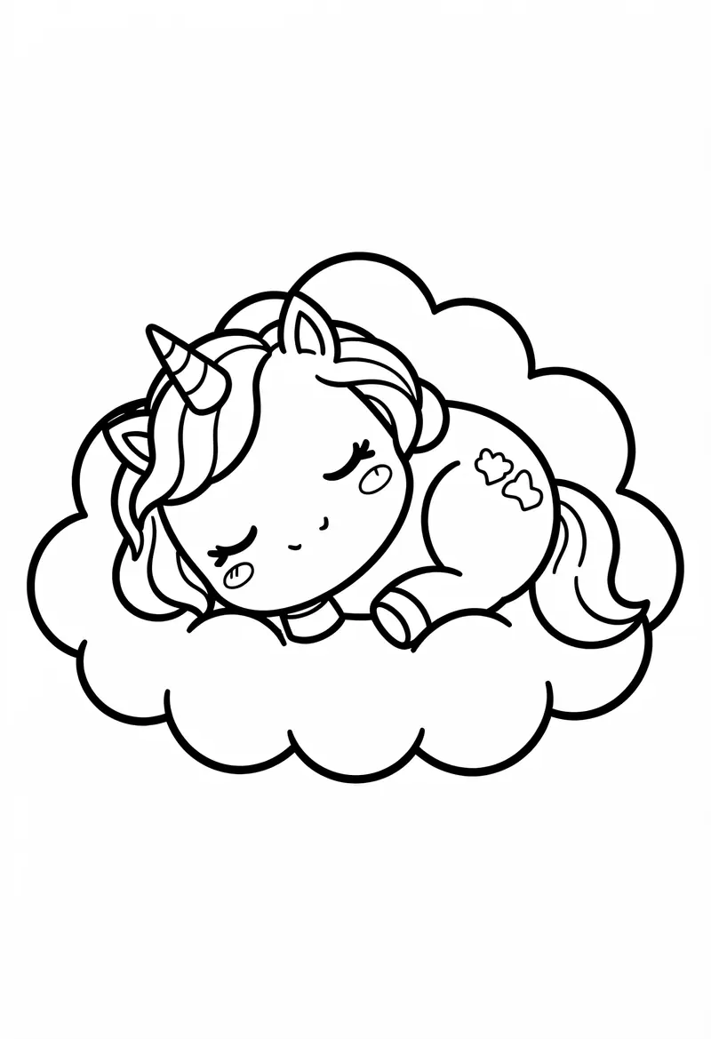 unicorn coloring pages 80