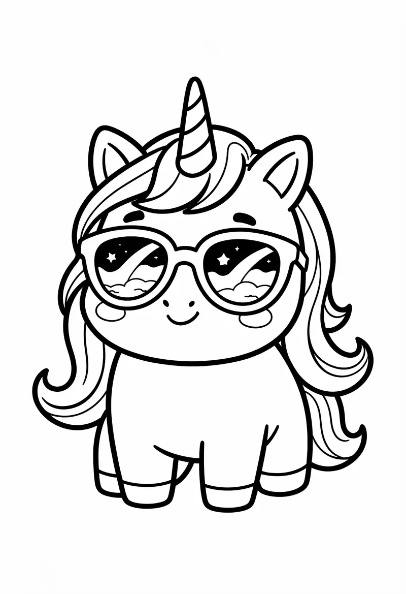 unicorn coloring pages 77