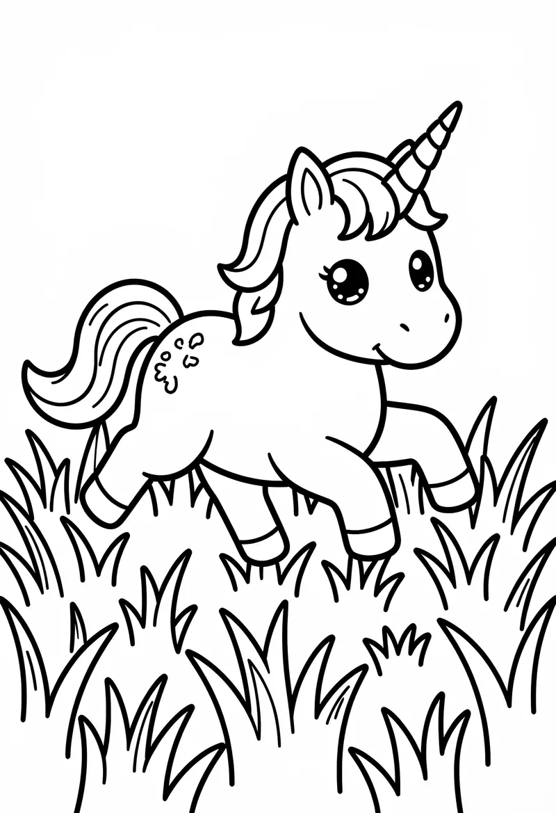 unicorn coloring pages 76