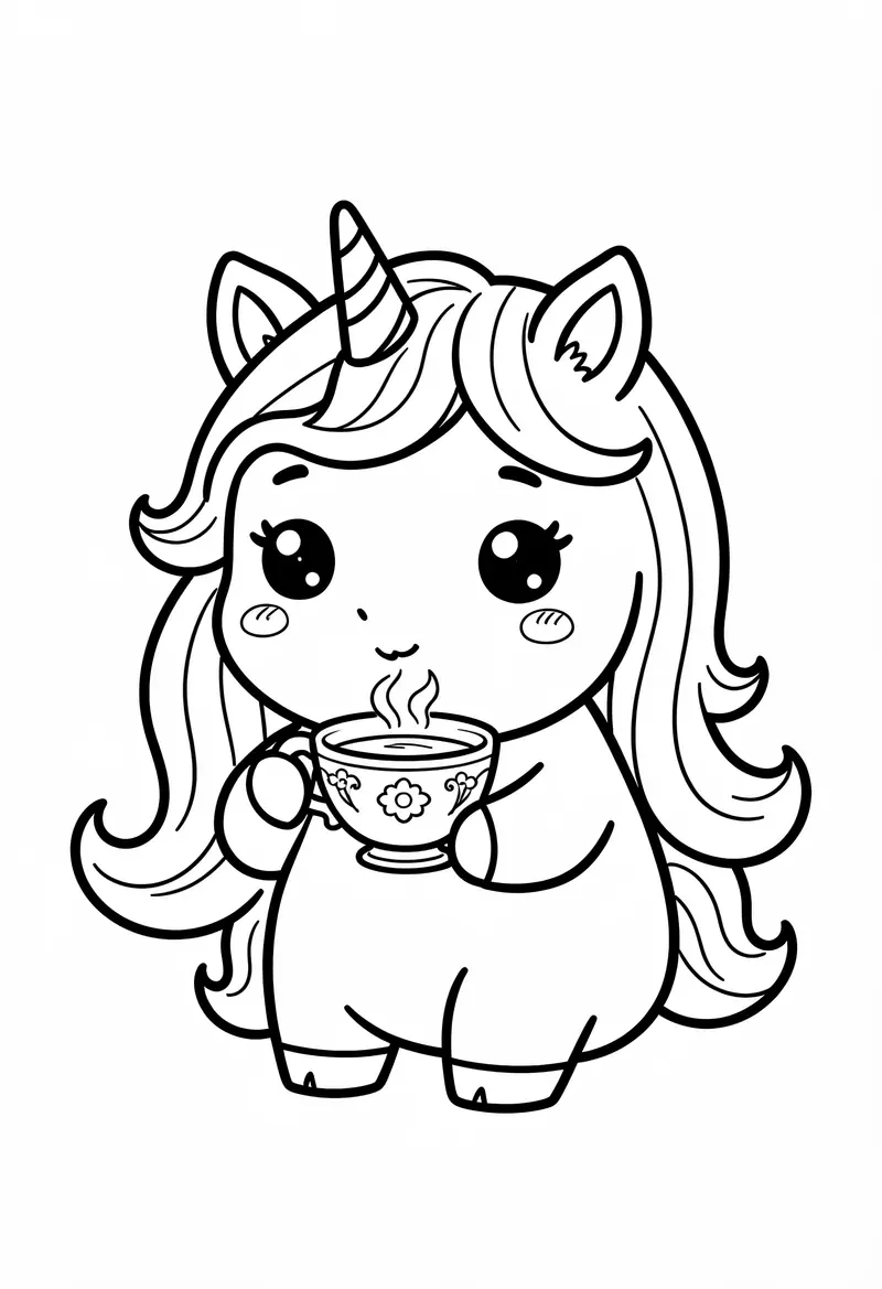 unicorn coloring pages 70