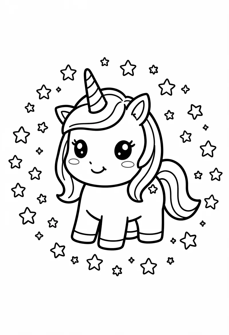 unicorn coloring pages 68