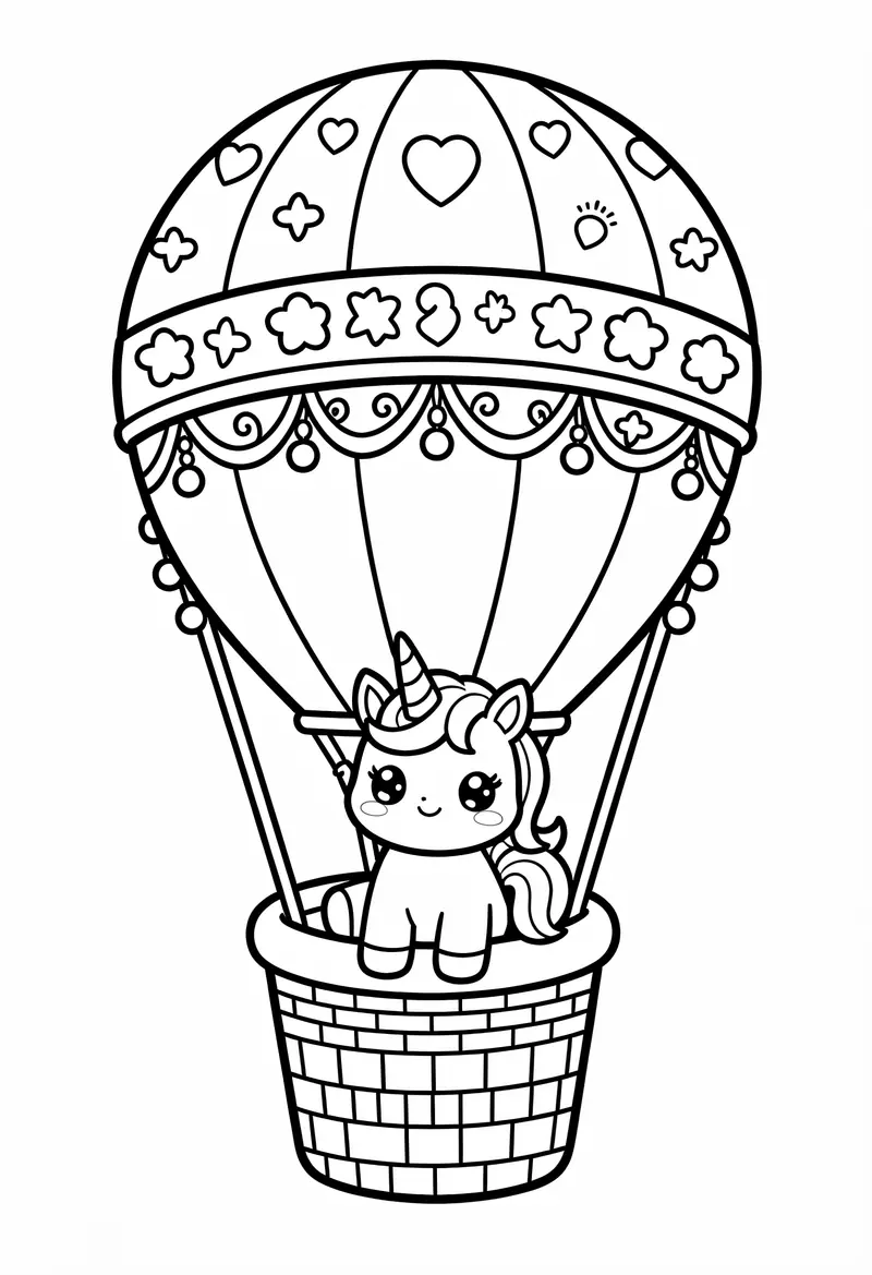 unicorn coloring pages 64