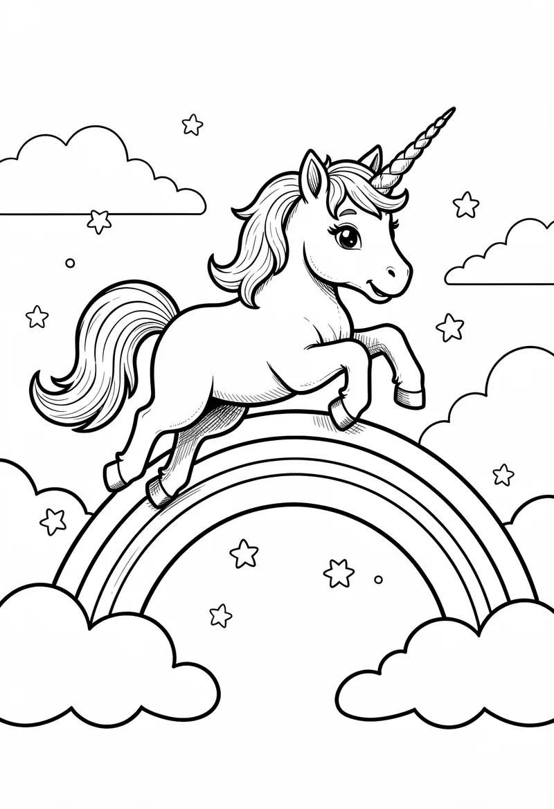 unicorn coloring pages 62