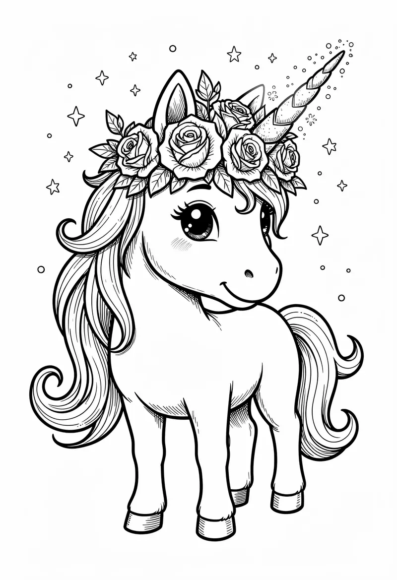 unicorn coloring pages 60
