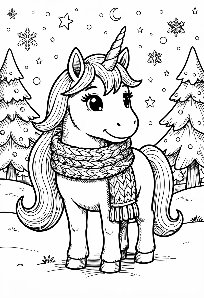 unicorn coloring pages 54