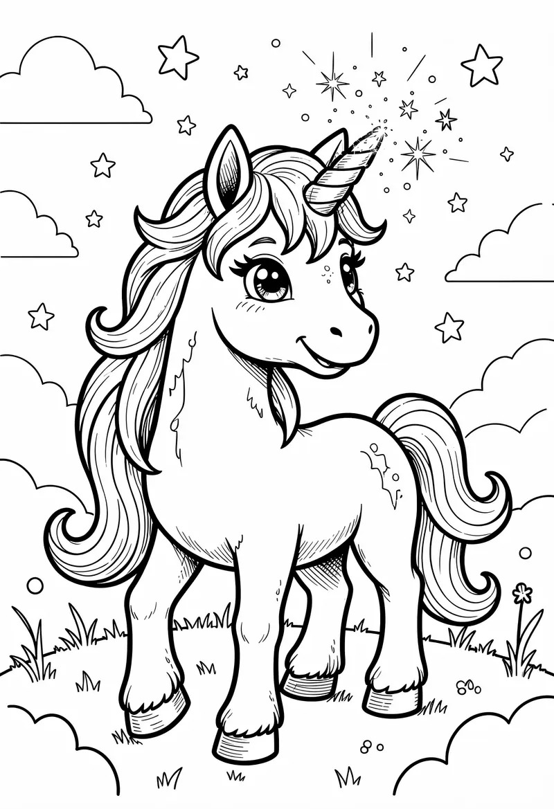 unicorn coloring pages 53