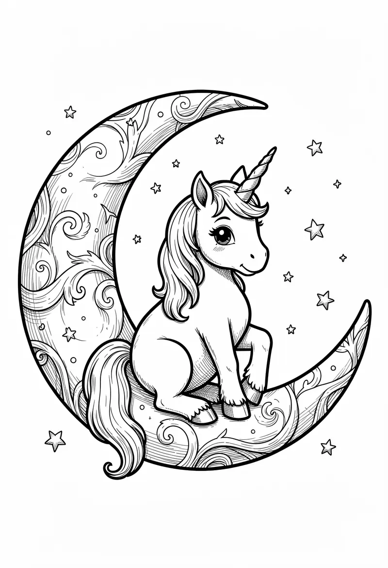 unicorn coloring pages 52