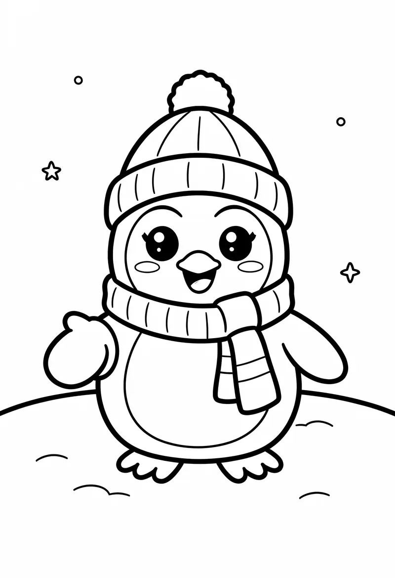 winter coloring pages 44