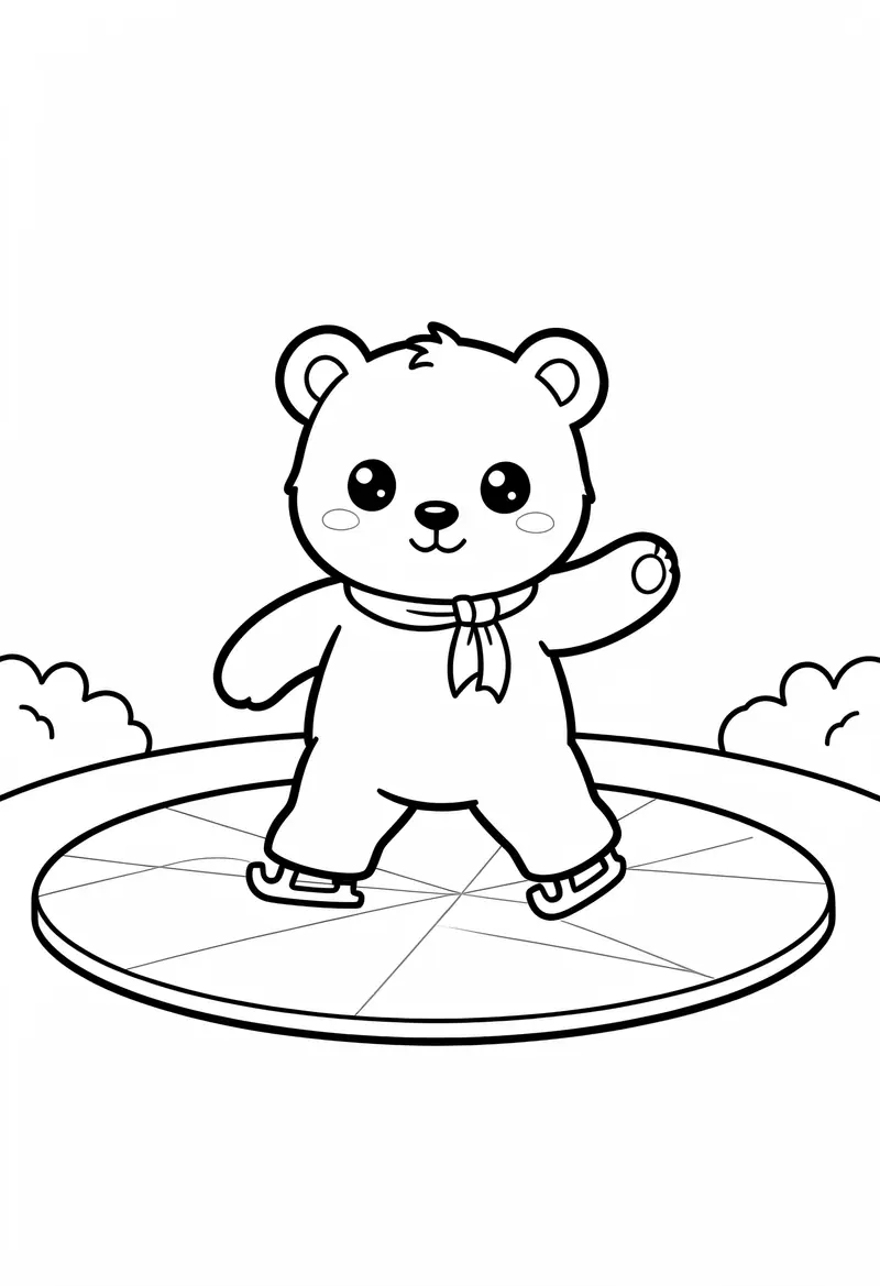 winter coloring pages 43