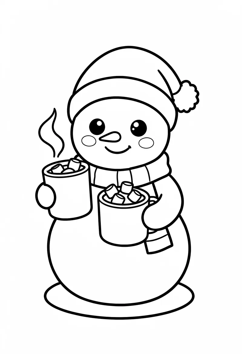 winter coloring pages 42