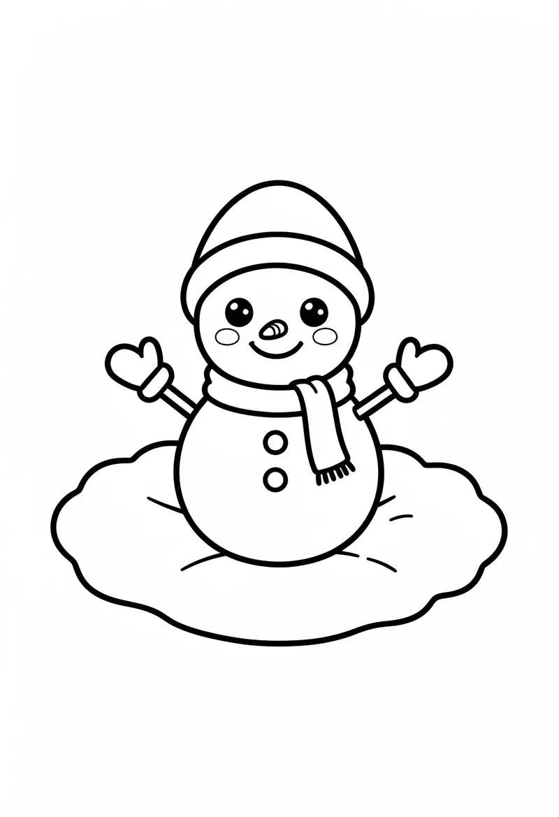 winter coloring pages 40