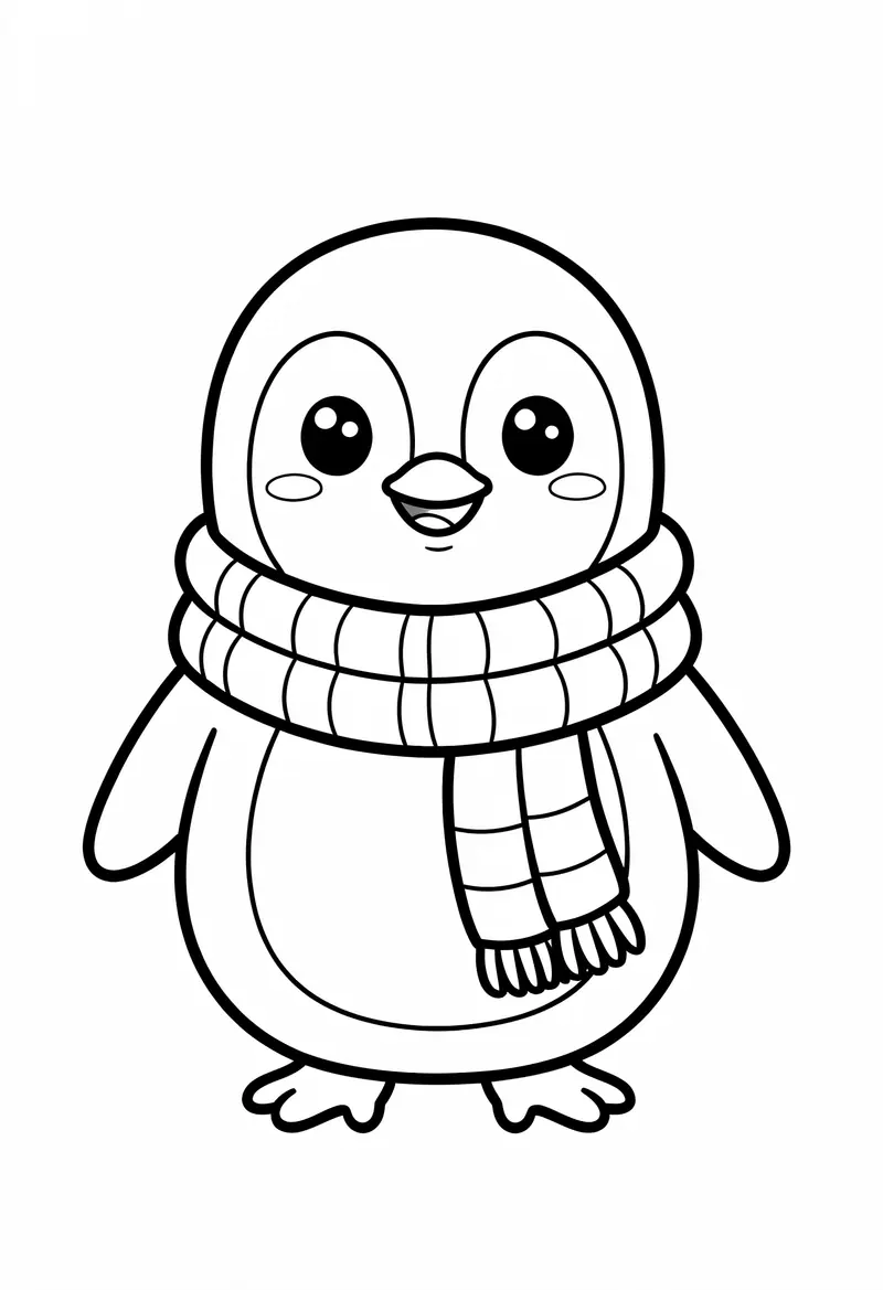 winter coloring pages 38