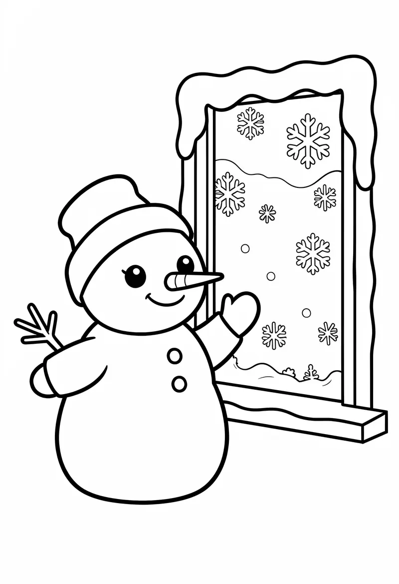 winter coloring pages 34