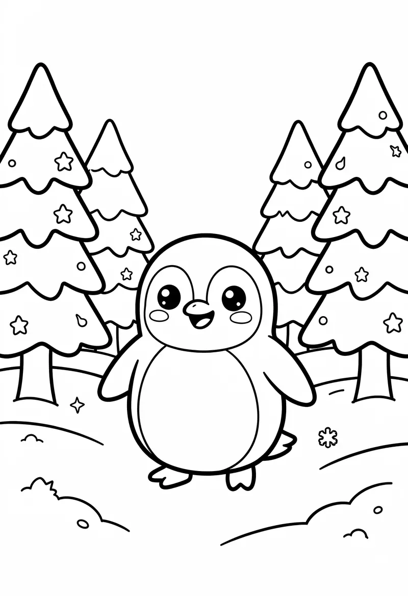 winter coloring pages 32