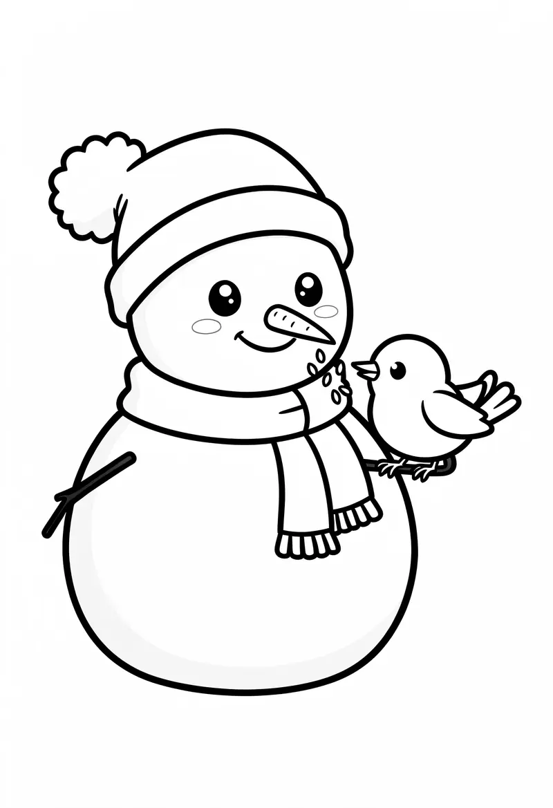 winter coloring pages 30