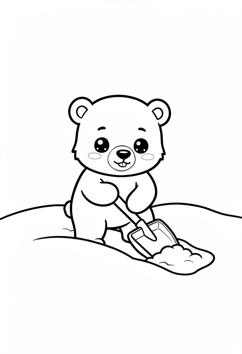 winter coloring pages 28