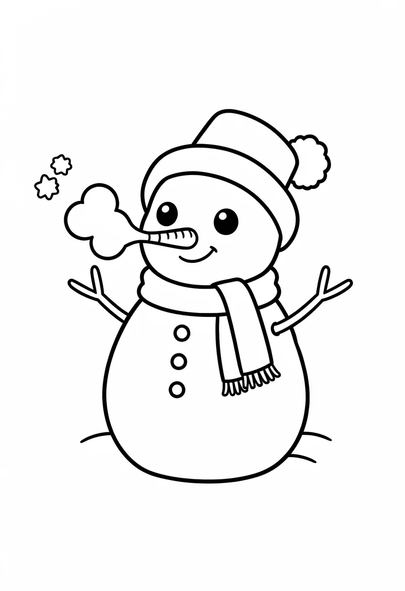 winter coloring pages 27