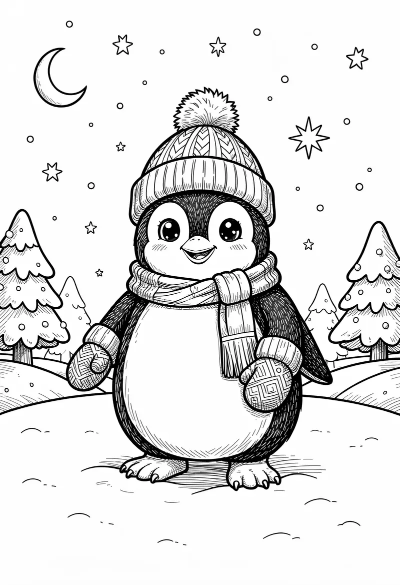 winter coloring pages 24