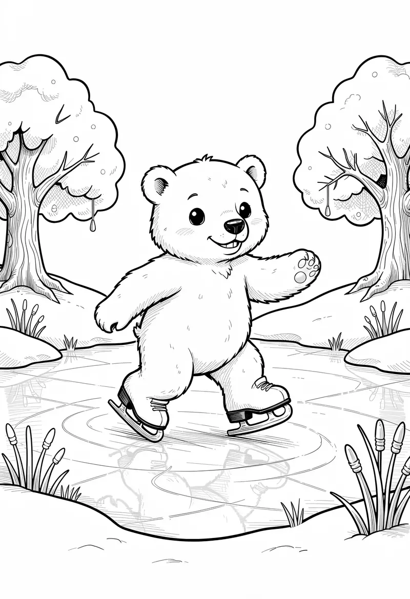 winter coloring pages 23