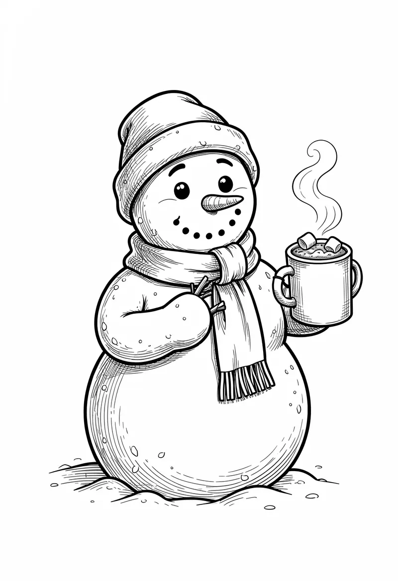 winter coloring pages 22