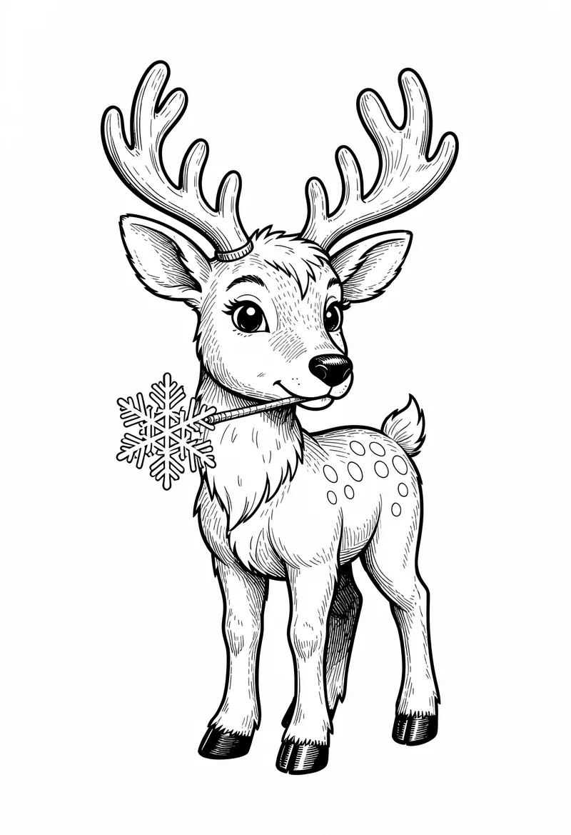 winter coloring pages 21