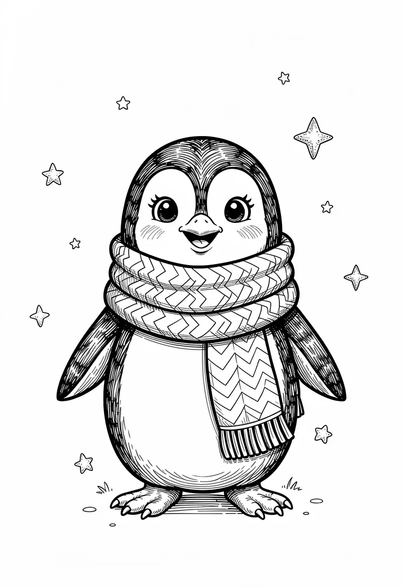 winter coloring pages 16