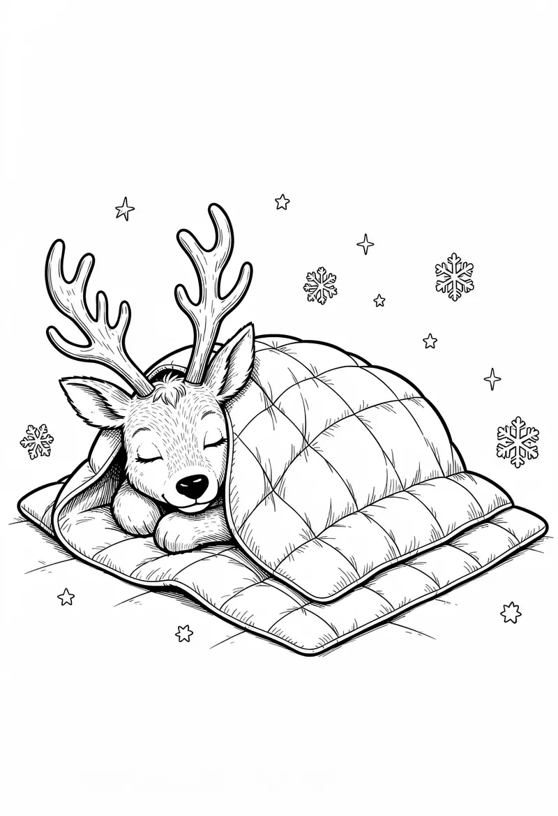 winter coloring pages 9