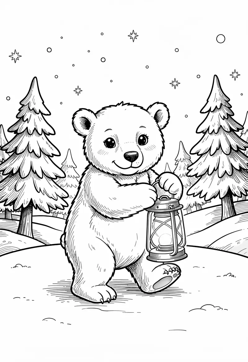 winter coloring pages 7