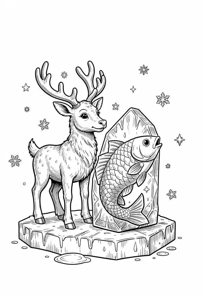 winter coloring pages 5