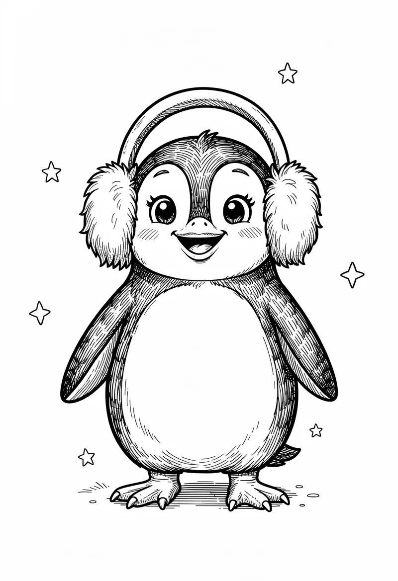 winter coloring pages 4
